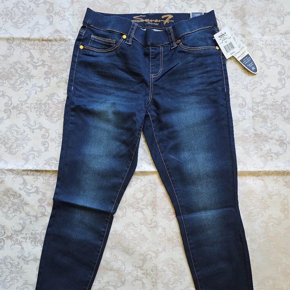 NEW 8 Seven 7 Jeans Pull On Jegging Women Legging Stretchy Elastic Waist Skinny‎